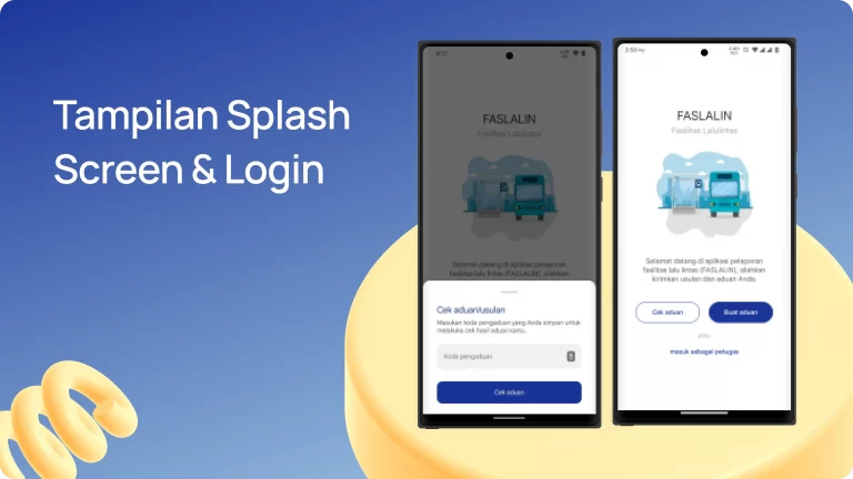 jasa apliasi pelaporan fasilitas lalu lintas