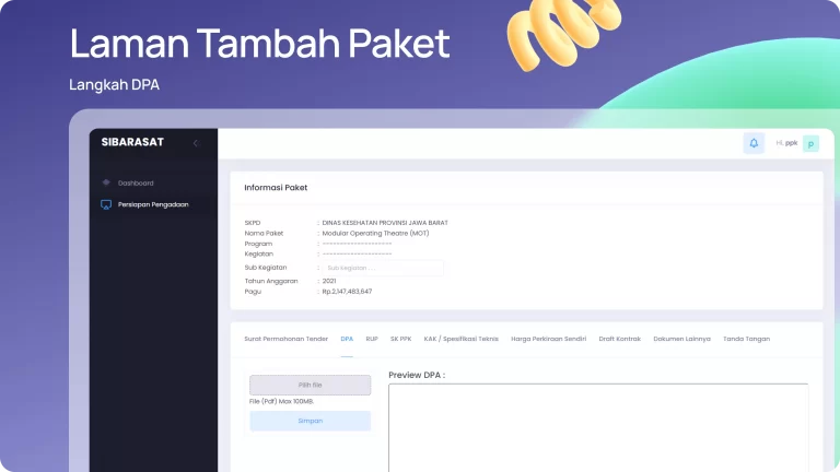 sewa aplikasi pengadaan barang