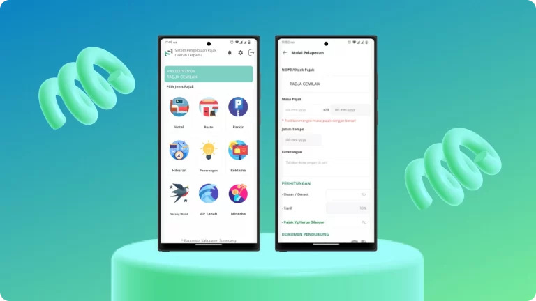 jasa pembuatan Aplikasi Pajak Daerah Online