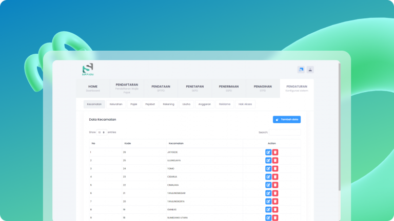 Sewa Aplikasi Pajak Daerah