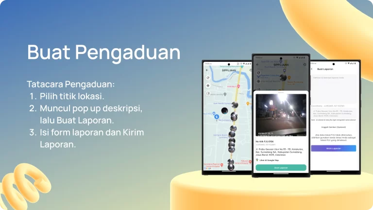 Software Laporan Penerangan Lampu Jalan Umum