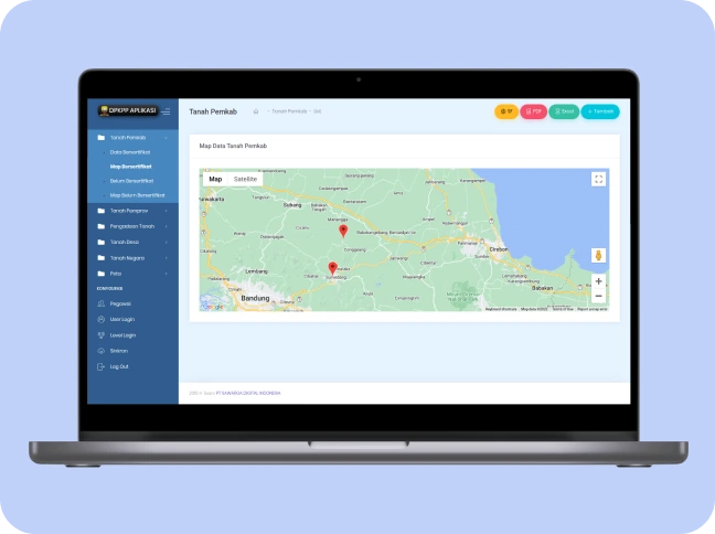 sistem informasi data pertanahan